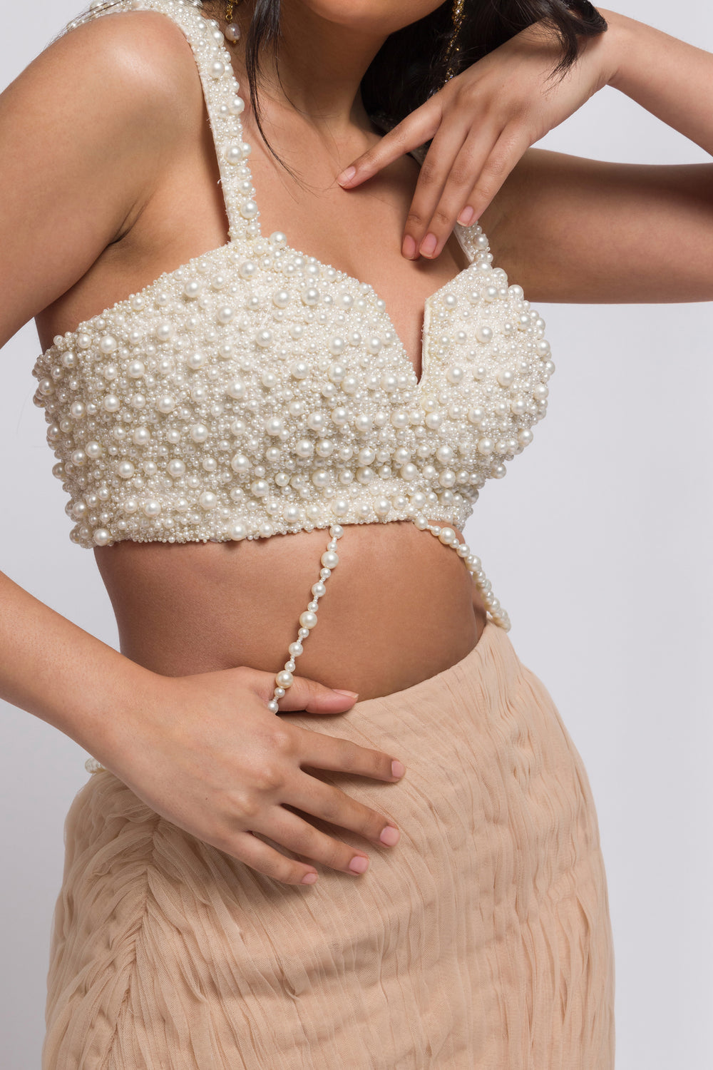 Pearl Bustier Oyster